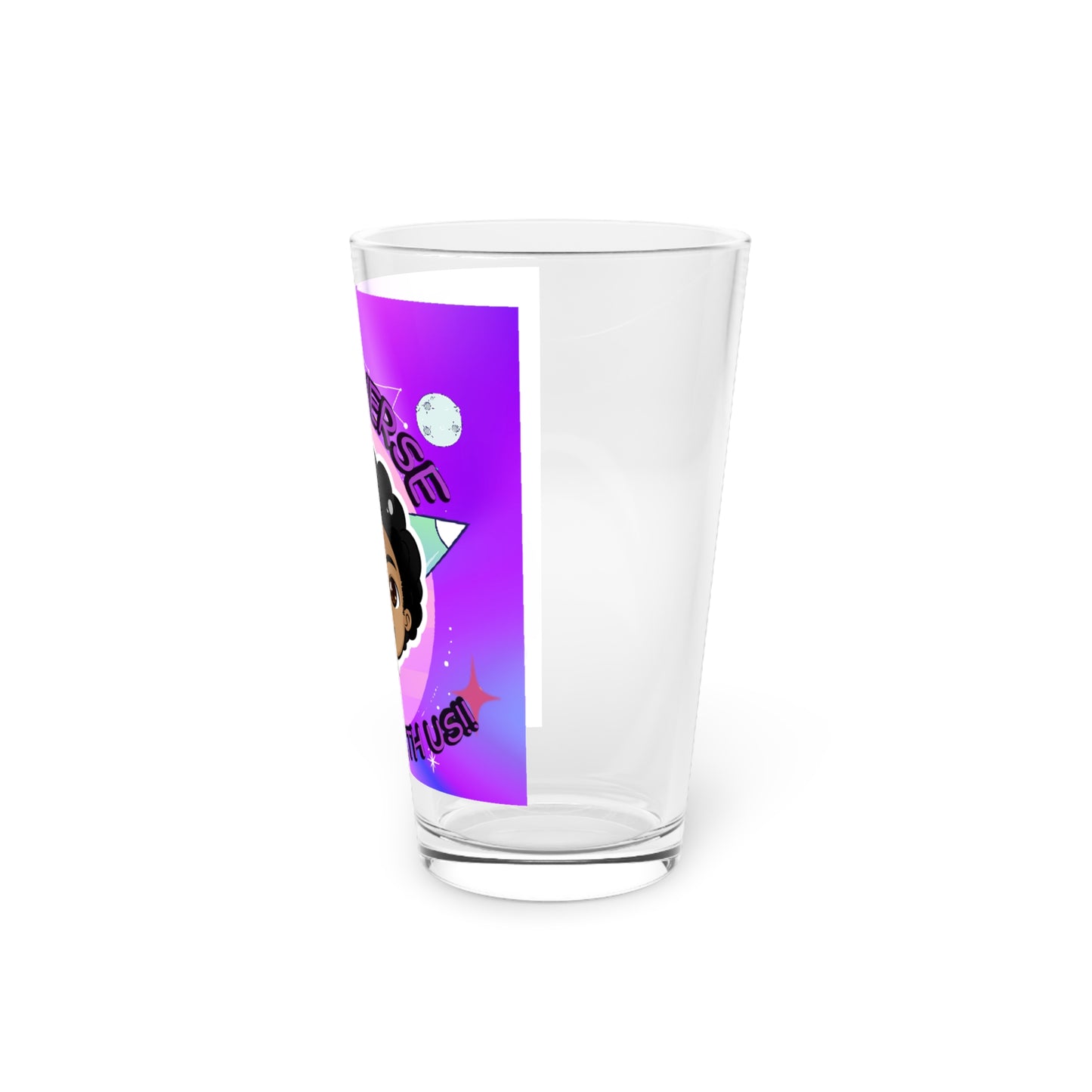 Wacky Glass Cup, 16oz