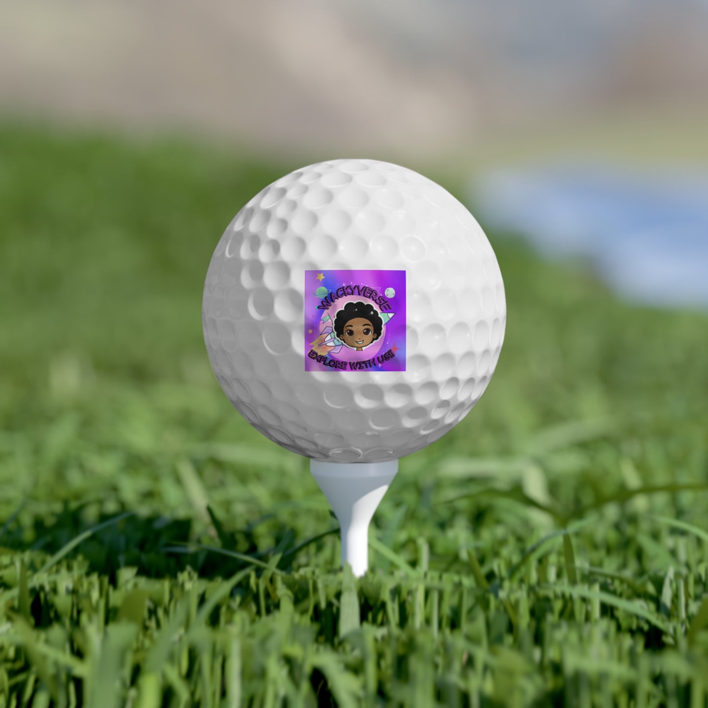 Wacky Golf Balls, 6pcs
