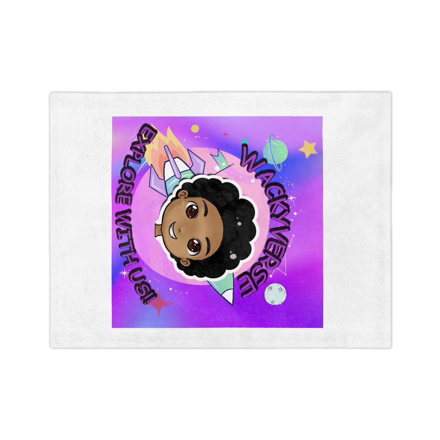 Wacky Microfiber Blanket