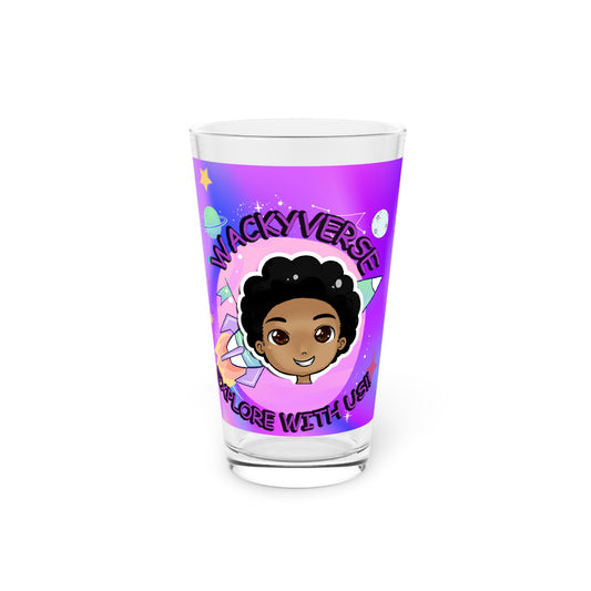 Wacky Glass Cup, 16oz